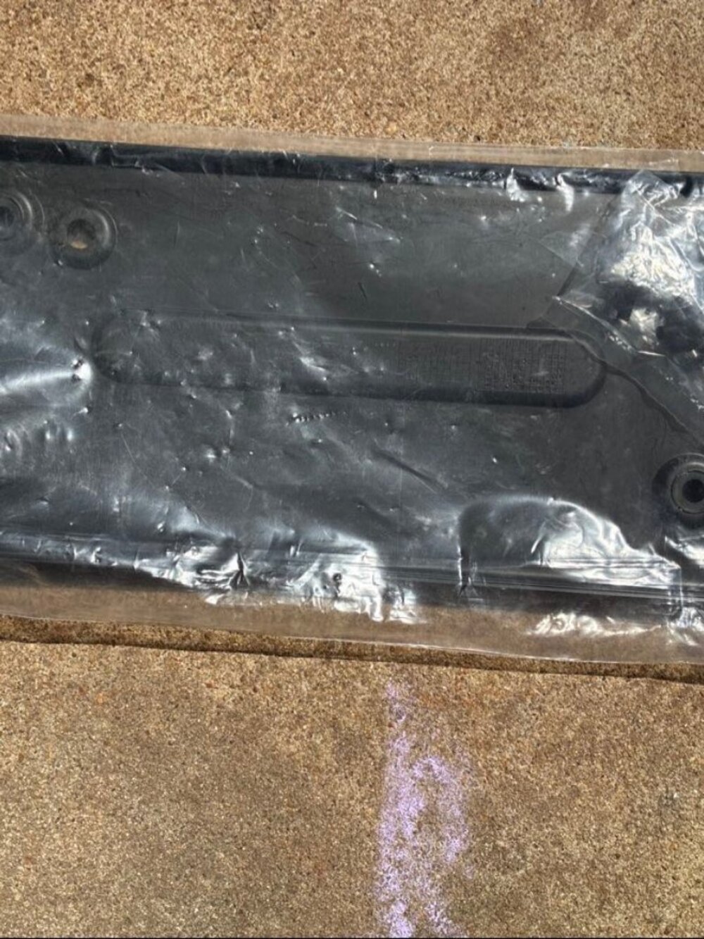Hyundai Elantra front license plate bracket 86519-AAAC0